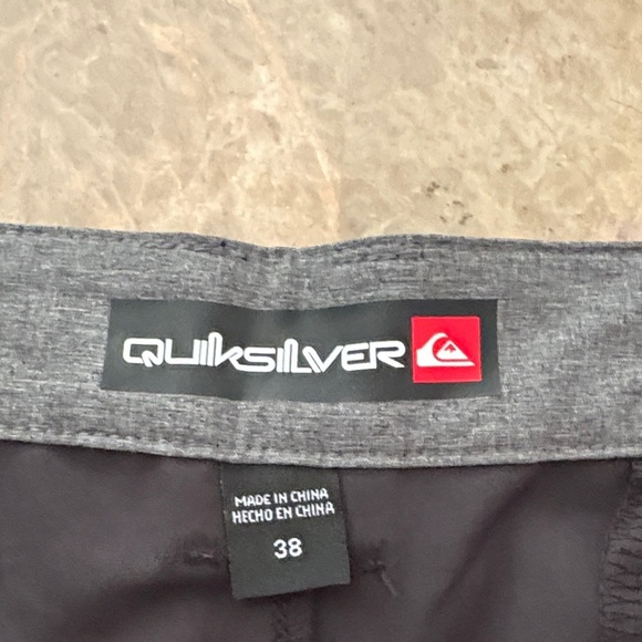 Quiksilver Men's Charcoal Hybrid Shorts - Picture 2 of 5
